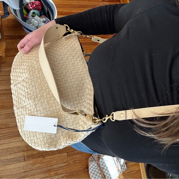 Clare V Cream moyen messager NWT - Picture 5 of 6